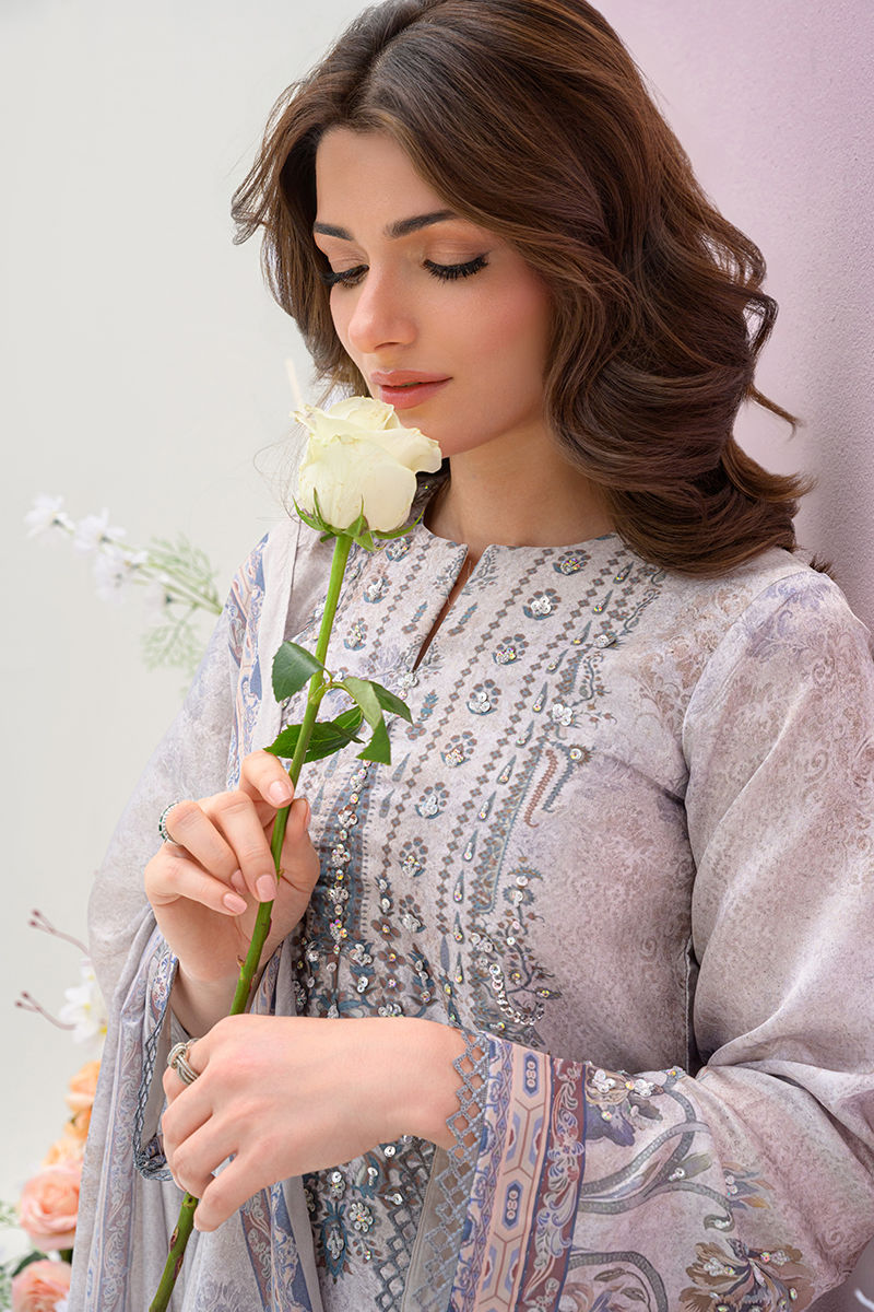 Fatima Khan | Prints and Petals | Moonlit Grace - Pakistani Designer Dress - by Fatima Khan - Type : Ladies Clothes - 100% Original at Saira Sultan