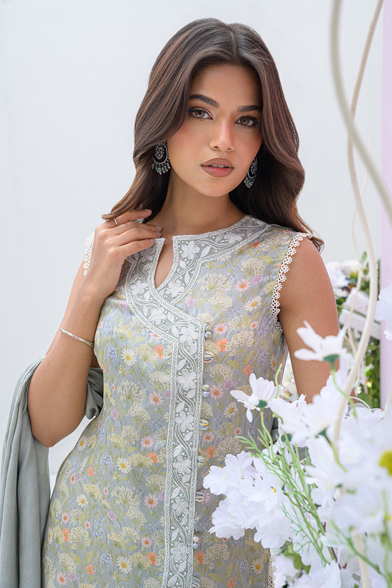 Fatima Khan | Prints and Petals | Dandelions - Pakistani Designer Dress - by Fatima Khan - Type : Ladies Clothes - 100% Original at Saira Sultan