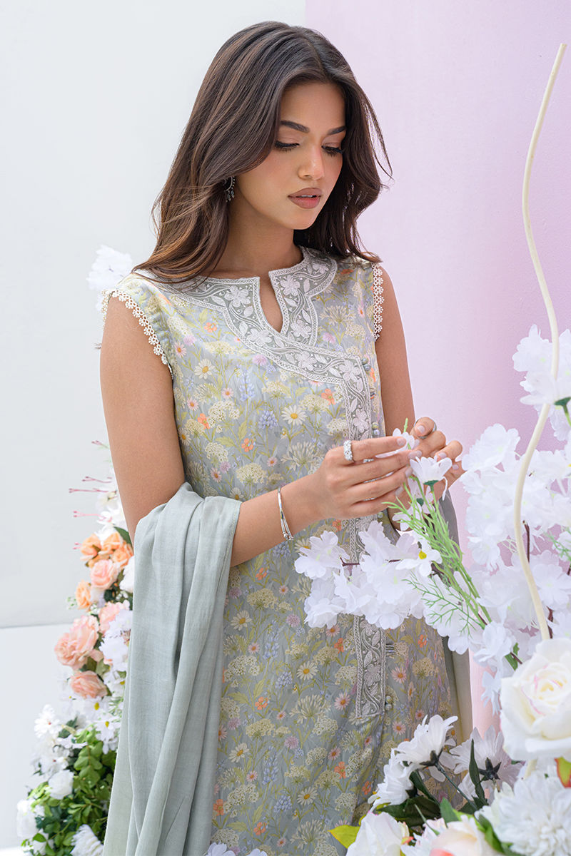 Fatima Khan | Prints and Petals | Dandelions - Pakistani Designer Dress - by Fatima Khan - Type : Ladies Clothes - 100% Original at Saira Sultan