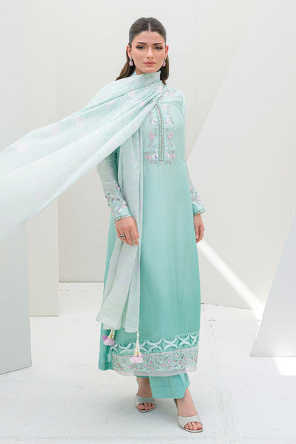 Fatima Khan | Serene Eid Luxe Pret | Minty Magic S Mint Sheesha Silk