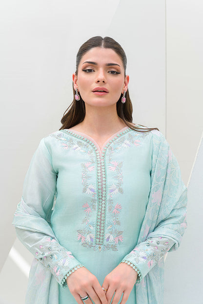 Fatima Khan | Serene Eid Luxe Pret | Minty Magic M Mint Sheesha Silk