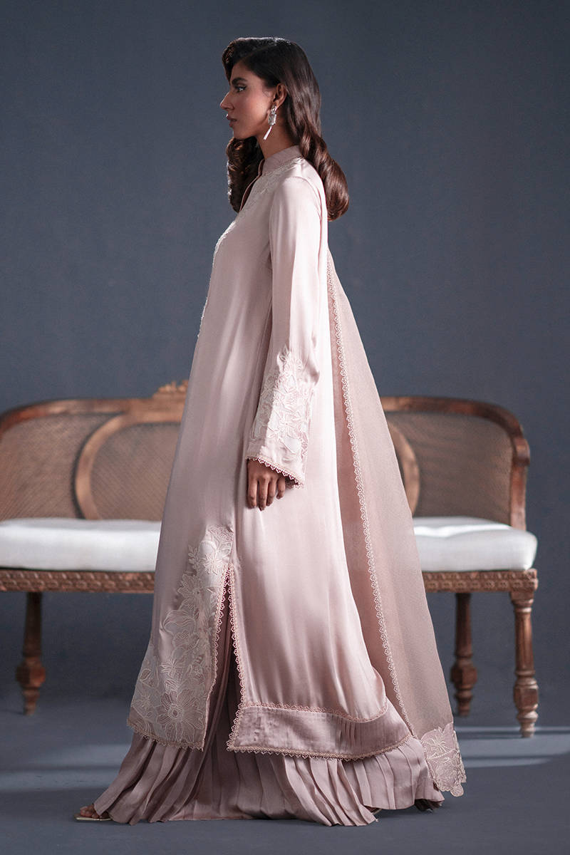 MNR | Chai Coffee Luxury Pret | Tea Rose XL Tea Pink Pure Satin Silk