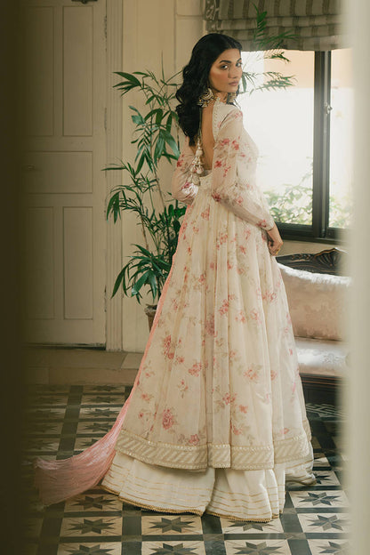 MNR | Ashiyana Festive Eid Collection 25 | Gulrukh S White Karandi