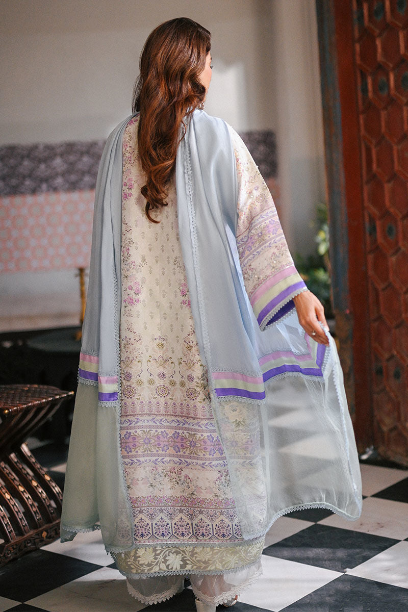 Ansab Jahangir | Digital Silk | Yelena Shirt and Dupatta - Pakistani Designer Dress - by Ansab Jahangir - Type : Ladies Clothes - 100% Original at Saira Sultan