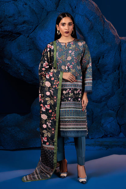 Bonanza Satrangi | Floral Bloom 3 Pc (2W24P3P336) Grey