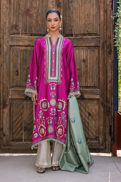 Deepak Perwani | Eid Edit 25 | KUD05 S Magenta Pure Silk