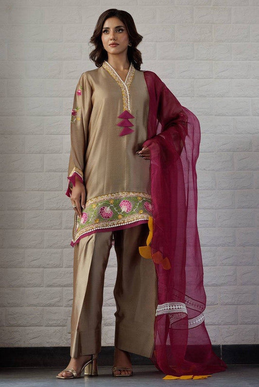 Deepak Perwani | Summer Festive 25 | Sophia - Pakistani Designer Dress - by Deepak Perwani | Type: Ladies Clothes - 100% Original at Saira Sultan