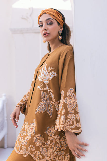 Ansab Jahangir | Luxe Pret Signature | MOCHA - Pakistani Designer Dress - by Ansab Jahangir | Type: Luxury - 100% Original at Saira Sultan
