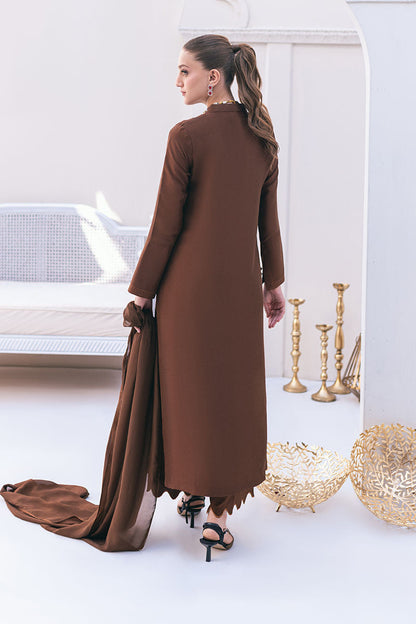 Ansab Jahangir | Luxe Pret Signature | SEPIA - Pakistani Designer Dress - by Ansab Jahangir | Type: Luxury - 100% Original at Saira Sultan