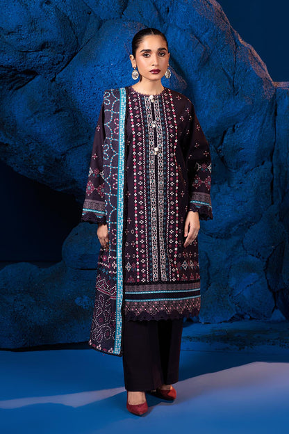 Bonanza Satrangi | Meraki 3 Pc (2W24P3P268) Purple