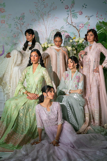Annus Abrar | Sehr Eid Luxe | Nadi Blush M Blush Pink Silk Net