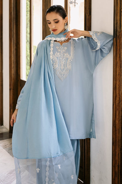 Ansab Jahangir | Luxe Pret Signature | Delphinium - Pakistani Designer Dress - by Ansab Jahangir | Type: Luxury - 100% Original at Saira Sultan