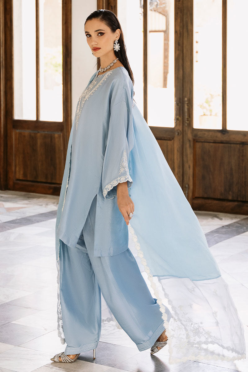 Ansab Jahangir | Luxe Pret Signature | Delphinium - Pakistani Designer Dress - by Ansab Jahangir | Type: Luxury - 100% Original at Saira Sultan