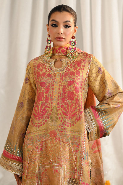 Ansab Jahangir | Digital Silk | Asmara Shirt and Dupatta - Pakistani Designer Dress - by Ansab Jahangir - Type : Ladies Clothes - 100% Original at Saira Sultan