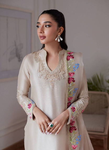 Farah Talib Aziz | Luna Eid Collection 24 | LIARA SAND - Pakistani Designer Dress - by Farah Talib Aziz | Type: Luxury - 100% Original at Saira Sultan