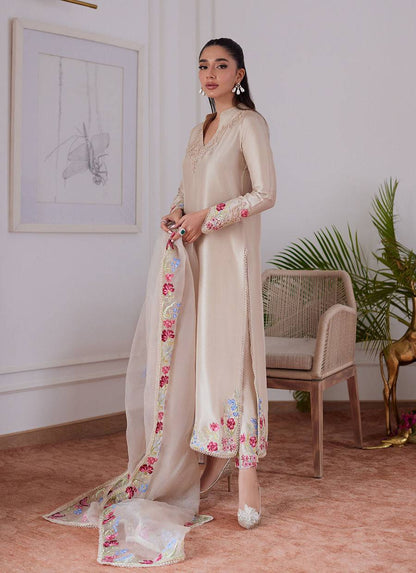 Farah Talib Aziz | Luna Eid Collection 24 | LIARA SAND - Pakistani Designer Dress - by Farah Talib Aziz | Type: Luxury - 100% Original at Saira Sultan