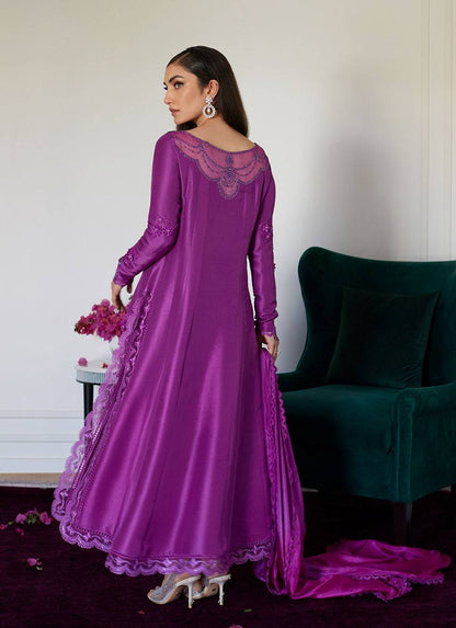 Farah Talib Aziz | Luna Eid Collection 24 | TIERRA MUTED MAGENTA - Pakistani Designer Dress - by Farah Talib Aziz | Type: Luxury - 100% Original at Saira Sultan