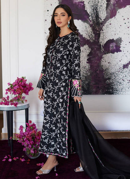 Farah Talib Aziz | Luna Eid Collection 24 | VITTORIA BLACK - Pakistani Designer Dress - by Farah Talib Aziz | Type: Luxury - 100% Original at Saira Sultan