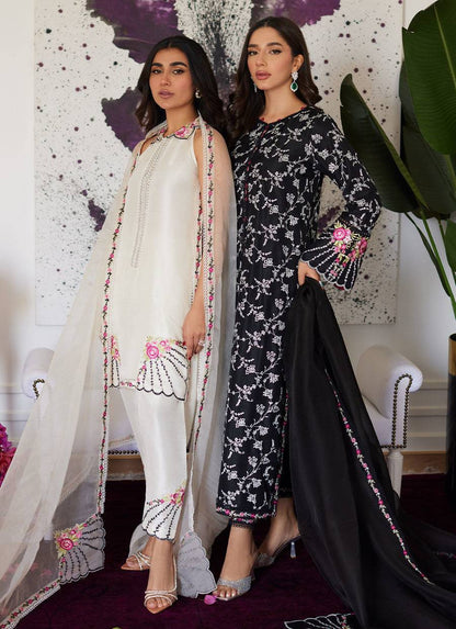 Farah Talib Aziz | Luna Eid Collection 24 | VITTORIA BLACK - Pakistani Designer Dress - by Farah Talib Aziz | Type: Luxury - 100% Original at Saira Sultan