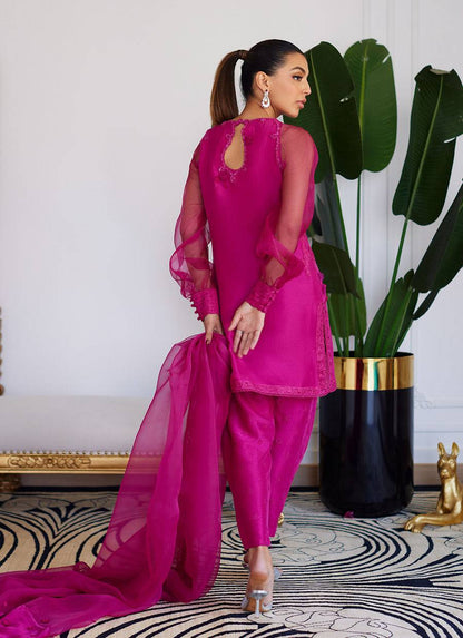 Farah Talib Aziz | Luna Eid Collection 24 | ELIO HOT PINK - Pakistani Designer Dress - by Farah Talib Aziz | Type: Luxury - 100% Original at Saira Sultan