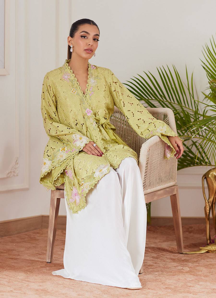 Farah Talib Aziz | Luna Eid Collection 24 | ABIGAIL KIWI - Pakistani Designer Dress - by Farah Talib Aziz | Type: Luxury - 100% Original at Saira Sultan