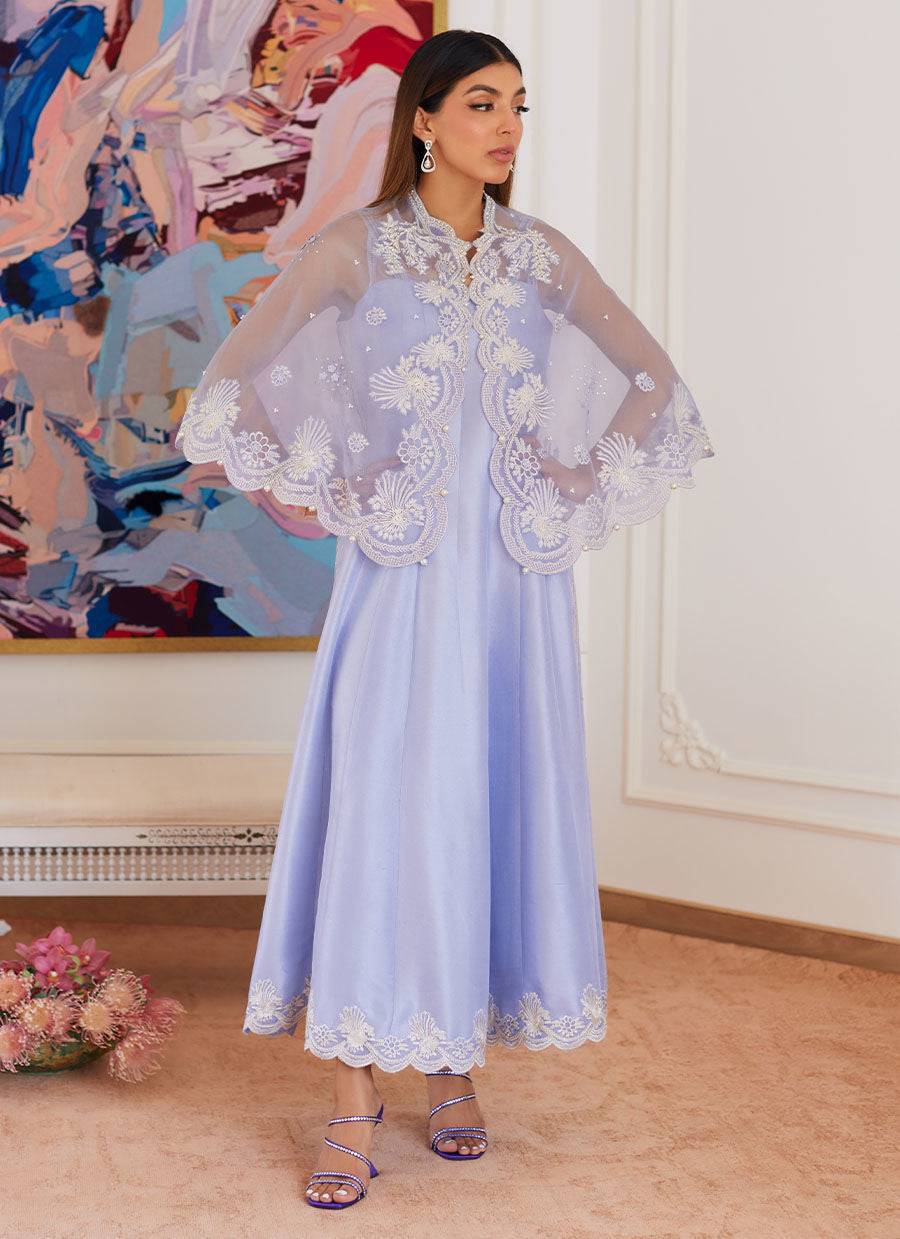 Farah Talib Aziz | Luna Eid Collection 24 | FLEUR LAVENDER - Pakistani Designer Dress - by Farah Talib Aziz | Type: Luxury - 100% Original at Saira Sultan