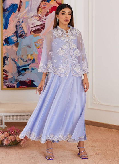 Farah Talib Aziz | Luna Eid Collection 24 | FLEUR LAVENDER - Pakistani Designer Dress - by Farah Talib Aziz | Type: Luxury - 100% Original at Saira Sultan