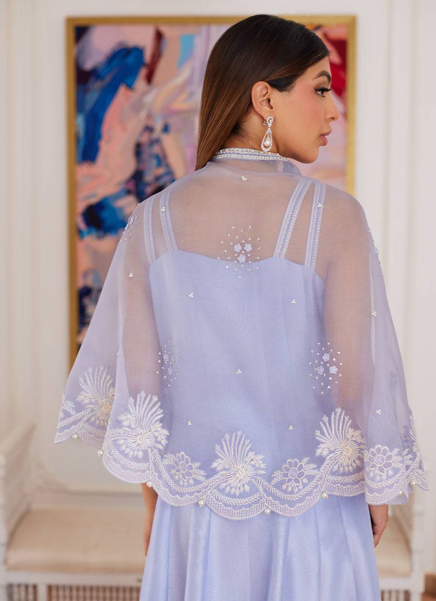 Farah Talib Aziz | Luna Eid Collection 24 | FLEUR LAVENDER - Pakistani Designer Dress - by Farah Talib Aziz | Type: Luxury - 100% Original at Saira Sultan