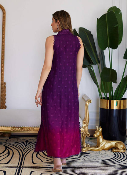 Farah Talib Aziz | Luna Eid Collection 24 | VIOLETTE WILD BERRY OMBRE - Pakistani Designer Dress - by Farah Talib Aziz | Type: Luxury - 100% Original at Saira Sultan