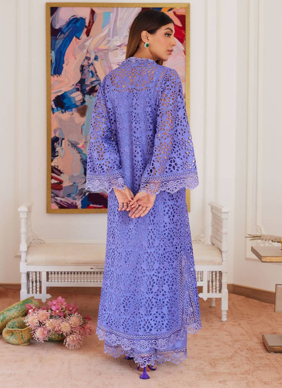 Farah Talib Aziz | Luna Eid Collection 24 | EVANTHIA PERIWINKLE - Pakistani Designer Dress - by Farah Talib Aziz | Type: Luxury - 100% Original at Saira Sultan