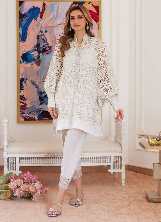 Farah Talib Aziz | Luna Eid Collection 24 | OPHELIA IVORY - Pakistani Designer Dress - by Farah Talib Aziz | Type: Luxury - 100% Original at Saira Sultan