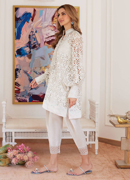 Farah Talib Aziz | Luna Eid Collection 24 | OPHELIA IVORY - Pakistani Designer Dress - by Farah Talib Aziz | Type: Luxury - 100% Original at Saira Sultan