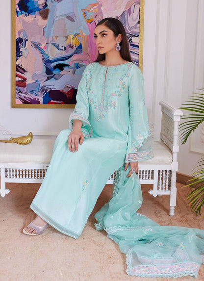 Farah Talib Aziz | Luna Eid Collection 24 | AURELLA MINT - Pakistani Designer Dress - by Farah Talib Aziz | Type: Luxury - 100% Original at Saira Sultan