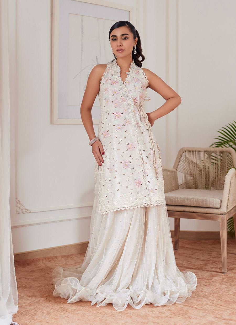 Farah Talib Aziz | Luna Eid Collection 24 | OLIVIA PEARL - Pakistani Designer Dress - by Farah Talib Aziz | Type: Luxury - 100% Original at Saira Sultan