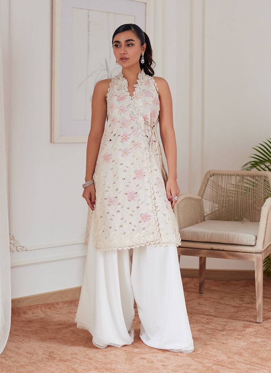 Farah Talib Aziz | Luna Eid Collection 24 | OLIVIA PEARL - Pakistani Designer Dress - by Farah Talib Aziz | Type: Luxury - 100% Original at Saira Sultan