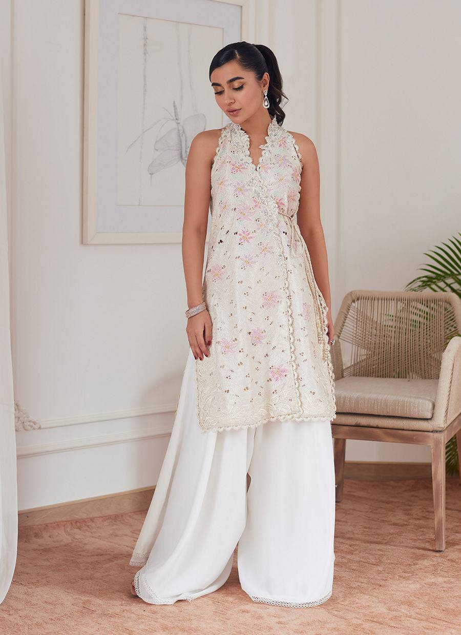 Farah Talib Aziz | Luna Eid Collection 24 | OLIVIA PEARL - Pakistani Designer Dress - by Farah Talib Aziz | Type: Luxury - 100% Original at Saira Sultan