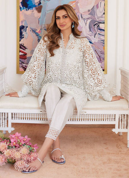 Farah Talib Aziz | Luna Eid Collection 24 | OPHELIA IVORY - Pakistani Designer Dress - by Farah Talib Aziz | Type: Luxury - 100% Original at Saira Sultan