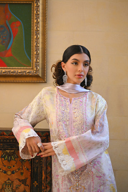 Ansab Jahangir | Digital Silk | Ciel Kaftan - Pakistani Designer Dress - by Ansab Jahangir - Type : Ladies Clothes - 100% Original at Saira Sultan