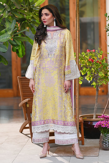 Ansab Jahangir | Digital Silk | Paloma Shirt and Dupatta - Pakistani Designer Dress - by Ansab Jahangir - Type : Ladies Clothes - 100% Original at Saira Sultan