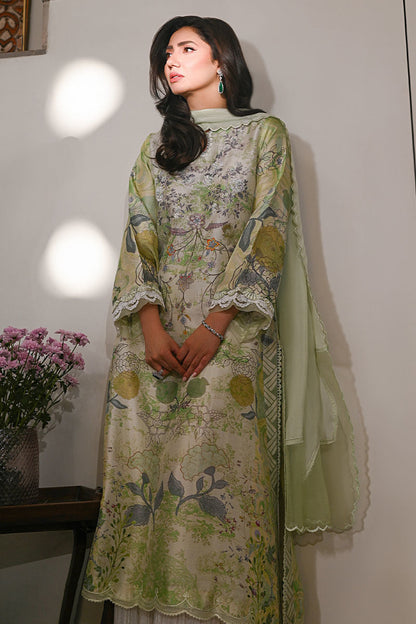Ansab Jahangir | Digital Silk | Lyra Shirt and Dupatta - Pakistani Designer Dress - by Ansab Jahangir - Type : Ladies Clothes - 100% Original at Saira Sultan