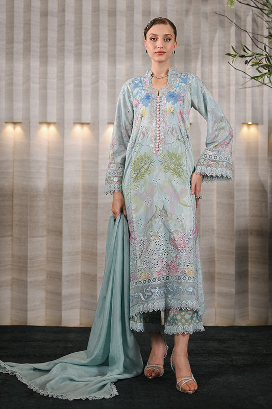 Ansab Jahangir | Knots and Bonds Ramadan Edit 25 | Quentin XS Ice Blue Schiffli