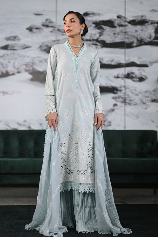 Ansab Jahangir | Knots and Bonds Ramadan Edit 25 | Lysandra XS Ice Blue Schiffli