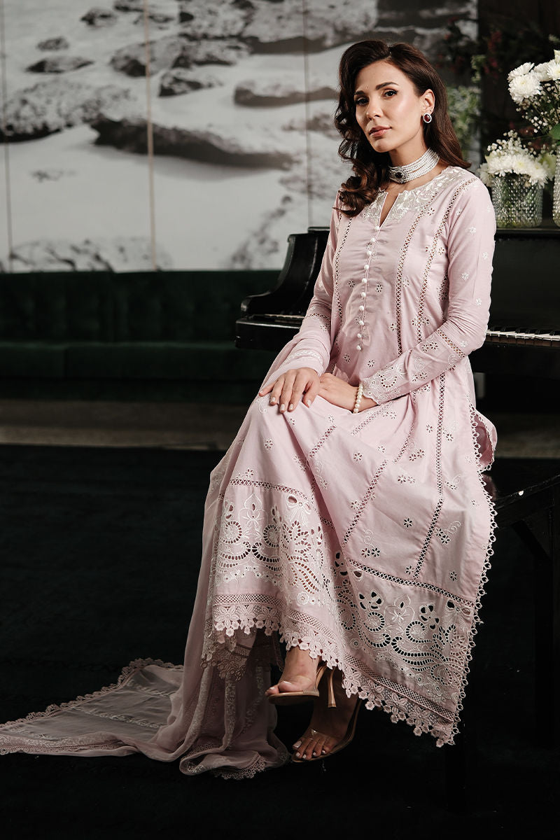 Ansab Jahangir | Knots and Bonds Ramadan Edit 25 | Beatrix XL Lilac Schiffli