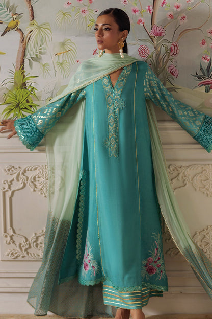Annus Abrar | Elemental Festive | Reshaal (Shirt, Pants and Dupatta) - Pakistani Designer Dress - by Annus Abrar - Type : Ladies Clothes - 100% Original at Saira Sultan