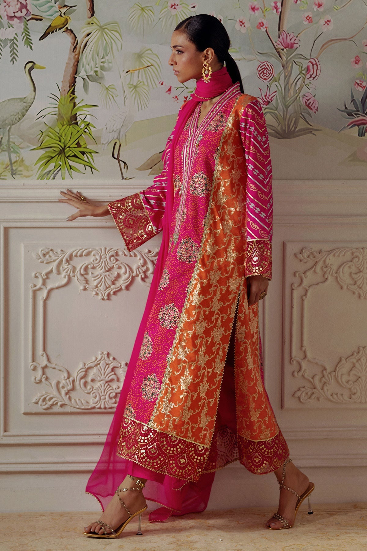 Annus Abrar | Elemental Festive | Rumniya (Shirt, Pants and Dupatta) - Pakistani Designer Dress - by Annus Abrar - Type : Ladies Clothes - 100% Original at Saira Sultan