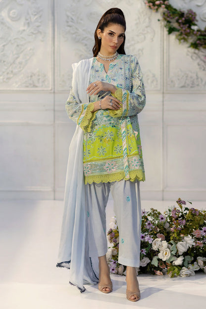 Ansab Jahangir | Wien Family Edit 25 | Kaira XS Ice Blue Schiffli