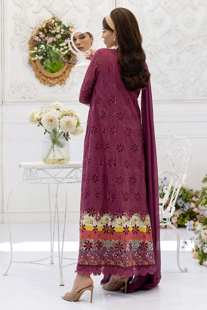 Ansab Jahangir | Wien Family Edit 25 | Zahira S Burgundy Schiffli