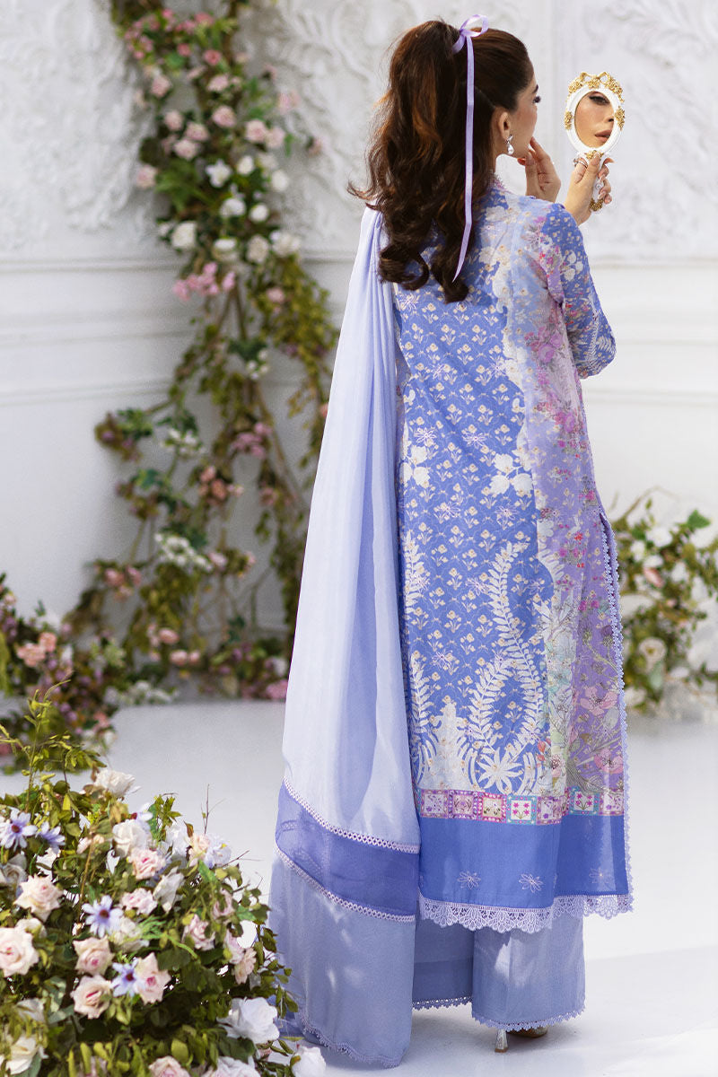 Ansab Jahangir | Wien Family Edit 25 | Mireya S Light Blue Gray Schiffli
