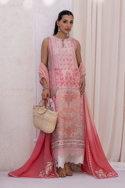Ansab Jahangir | Digital Silk | Zoya Shirt And Dupatta - Pakistani Designer Dress - by Ansab Jahangir - Type : Ladies Clothes - 100% Original at Saira Sultan