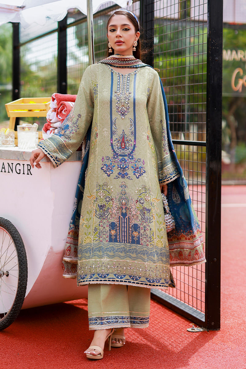 Ansab Jahangir | Digital Silk | Cerya - Pakistani Designer Dress - by Ansab Jahangir - Type : Ladies Clothes - 100% Original at Saira Sultan